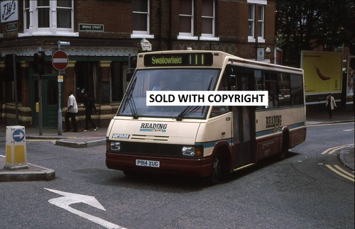 Bus slide 35mm reading buses - bus,