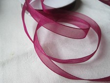 Sheer / Organza Ribbon 10mm width ,  21 metre  (25yd)  length