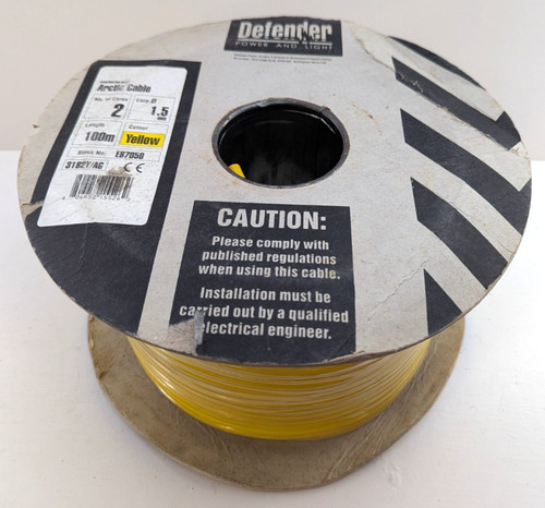 Cable drum arctic yellow - cable,