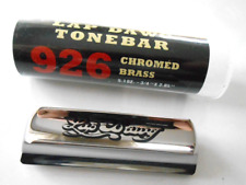 JIM DUNLOP 926 CHROMED BRASS GUITAR LAP DAWG TONE BAR SLIDE - BRAND NEW