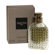 Valentino UOMO  4ml EDT Mini Miniature Men Him Travel Perfume Aftershave