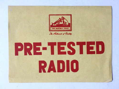 Vintage advertisement hmv - vintage, pre-