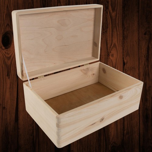Wooden memory keepsake storage - wooden,