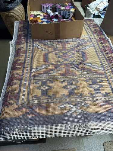 Vintage readicut rug wool - vintage,