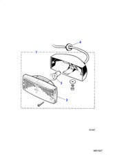 Jaguar Genuine Fog Lamp Light