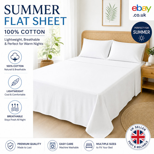 Hotel quality cotton - cotton, flat