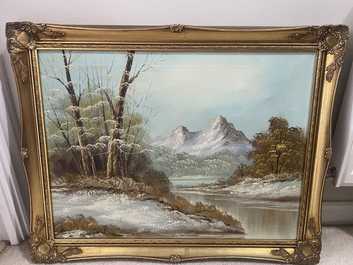 Vintage original oil panting - vintage,