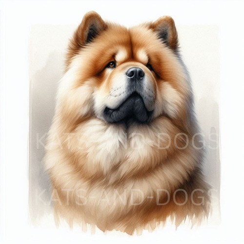 Chow dog - dog, lover