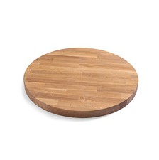 Solid Wood Oak Cafe Table Tops | Premium Round Wooden Tops | Bistro Tabletops