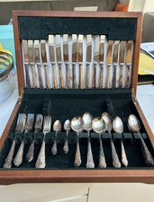 Vintage Silver Plated Cutlery Canteen