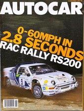 AUTOCAR MAGAZINE 12-NOV-86 -