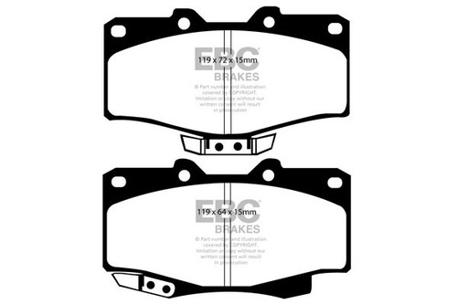 Ebc ultimax front brake pads - ultimax,