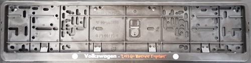 Number plate surround - number,