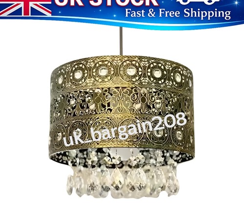 Chandelier moroccan gems - gems, light