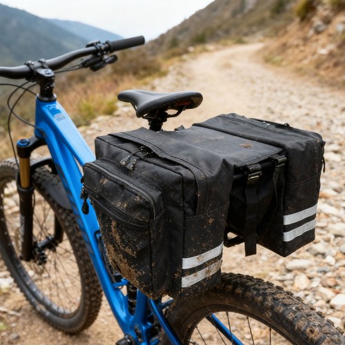 Bike rear rack bag - bike, waterproof