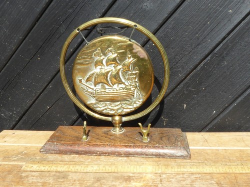 Vintage table top - brass, dinner
