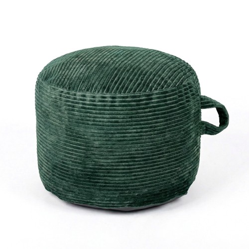 Round pouf ottoman floor - ottoman, poufs