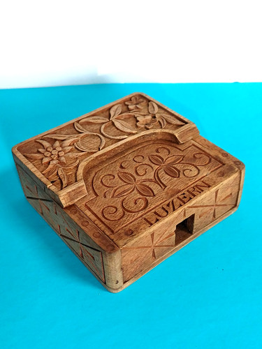 Victorian carved wooden pocket - victorian,