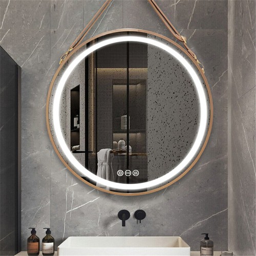 Retro large round led bathroom - retro,