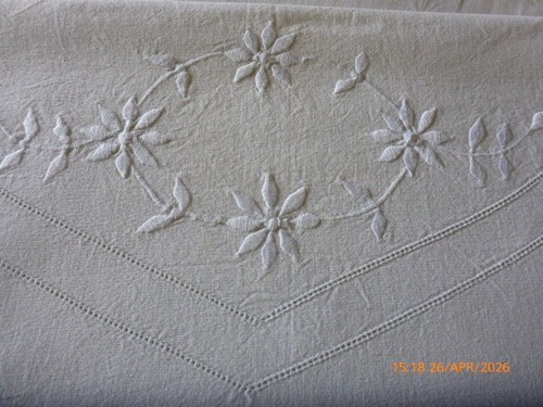 Vintage french metis linen - french,