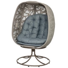 Swivel Egg Chair with Cushions