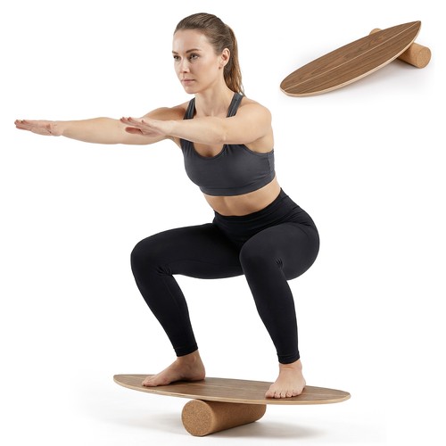 Balance board trainer wooden - board,