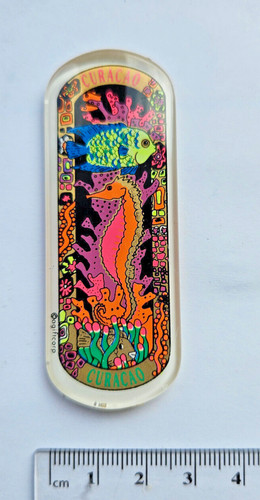 Curacao sea fridge magnet - curacao,