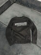 Vintage Military Sweater Black Size L Vintage 90s Diesel Style Archive Regular