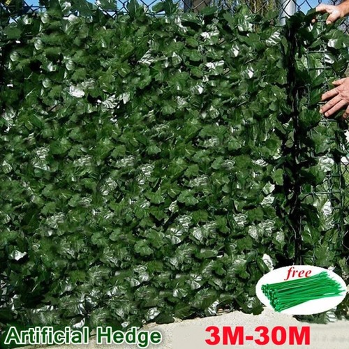 30m artificial garden fence - 30m,