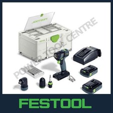 Festool 576900 18V Cordless Drill TXS 18 C 3,0-Set With 2 x 3.0Ah & Charger