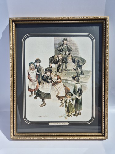 Vintage framed print - vintage, eggy