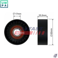 TENSIONER PULLEY VRIBBED BELT