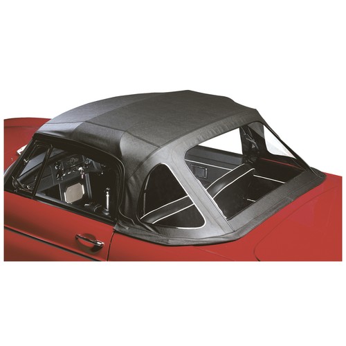 Mgb mgc hood black vinyl - mgc,