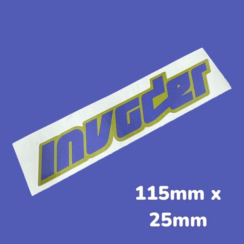 Invader bmx frame sticker - invader,