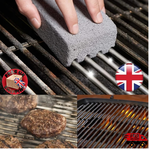 Bbq grill cleaning brick - cleaning, stone