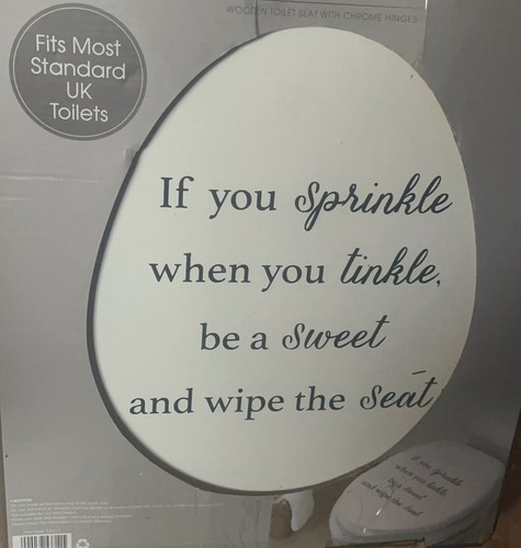 Printed toilet seat - printed,