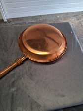 Vintage Copper Bed Warmer With