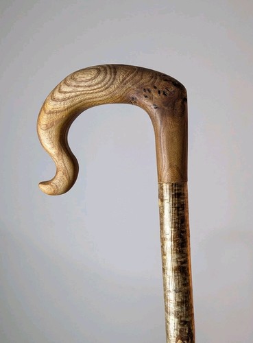 Vintage shepherds crook wooden - vintage,