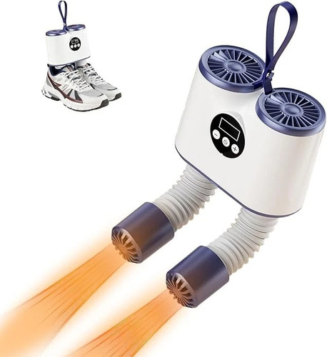 Electric shoe dryer with - shoe, timer