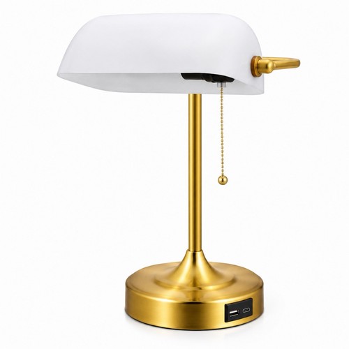Gyrovu bankers desk lamp - bankers, usb-c