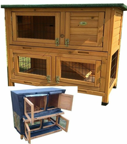 Rabbit hutch guinea - hutch, pig
