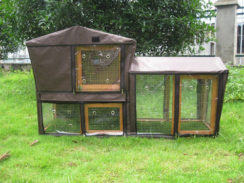 Bunny business hutch cover - business,