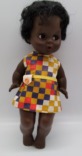 Vintage palitoy black doll - black,