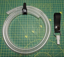 Ghostbusters Clear Leg Hose & Leather Belt Fob Connector. Cosplay Accessories 