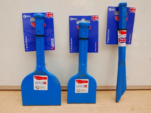 Footprint 3pce chisel set - 3pce, 75mm