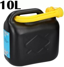 10L Plastic Jerry Can Black