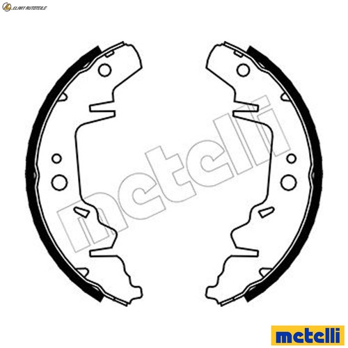 Brake shoe set - shoe,