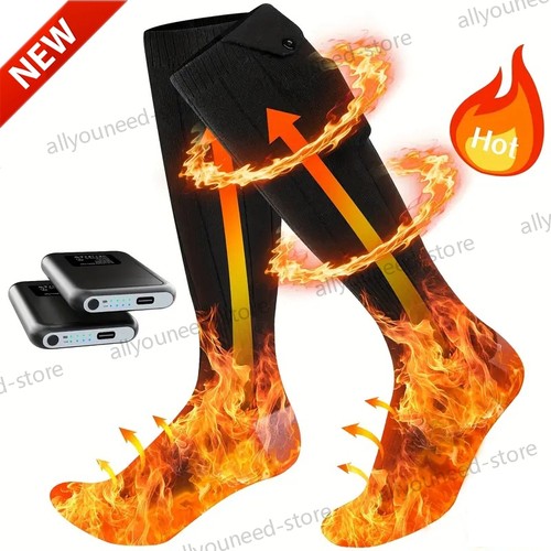 Electric heated socks - heated,