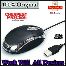 WIRED USB OPTICAL MOUSE FOR PC