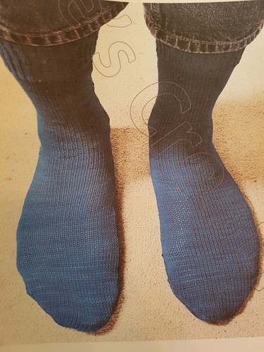 Knitting machine sock - machine, pattern